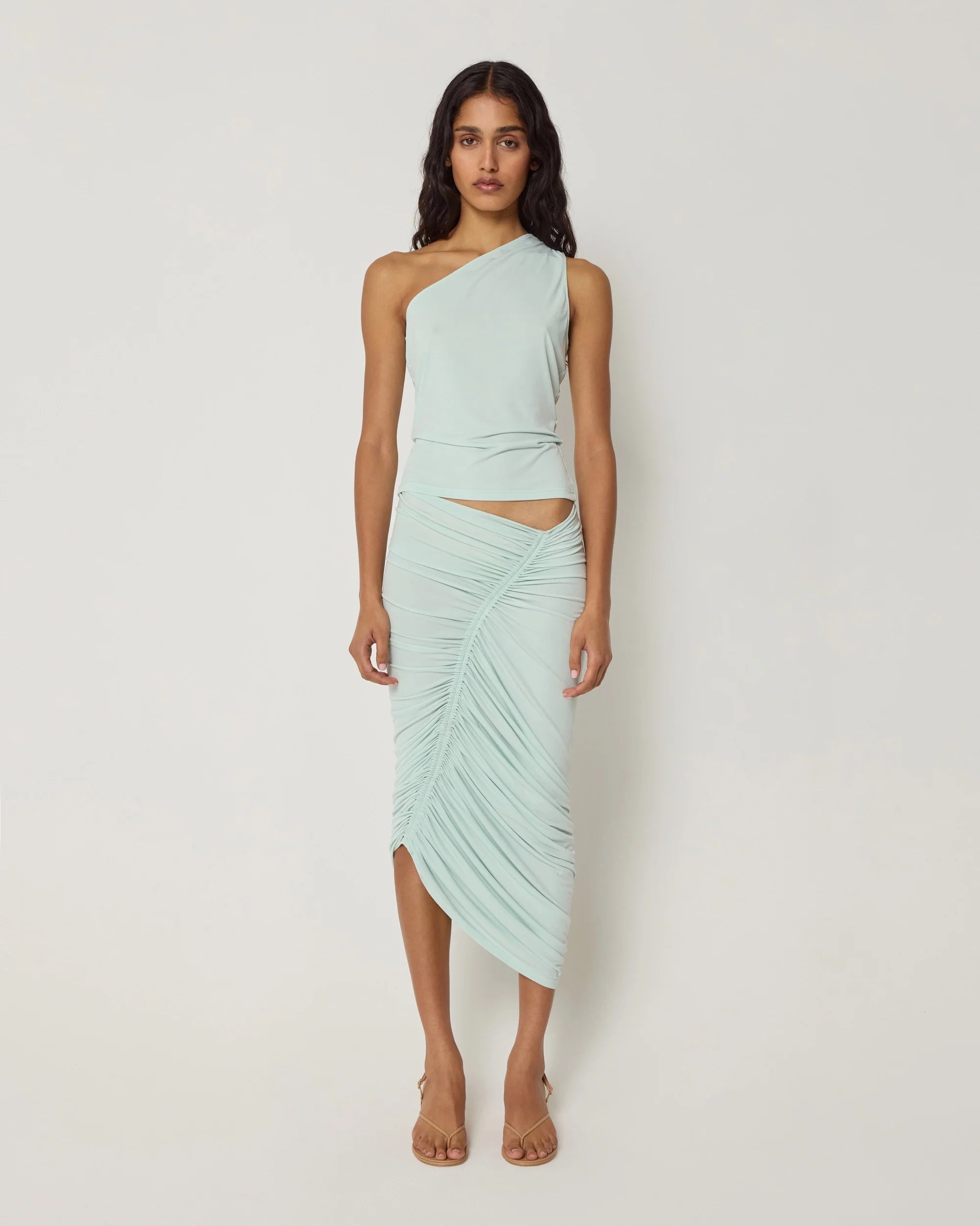 One Shoulder Cutout Tank | Surf Spray